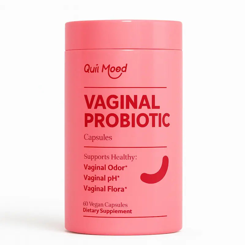 Vaginal Probiotic Quit Mood – Probióticos Femeninos con Arándano y Prebióticos (60 cápsulas)