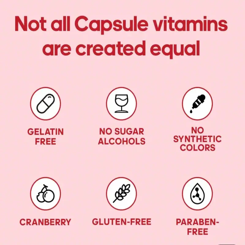 Vaginal Probiotic Quit Mood – Probióticos Femeninos con Arándano y Prebióticos (60 cápsulas)