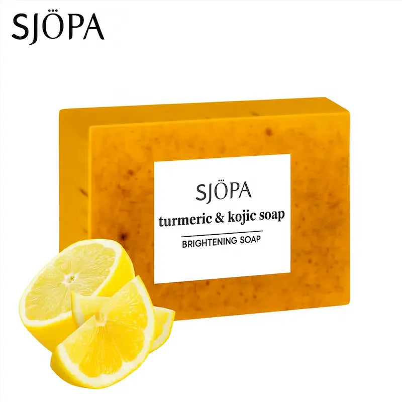 Jabón Natural de Cúrcuma y Ácido Kójico – Limpieza Profunda, Iluminador y Suavizante