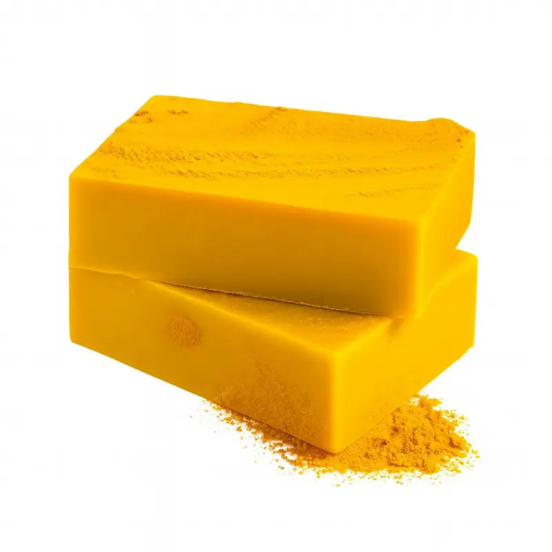 Jabón Natural de Cúrcuma y Ácido Kójico – Limpieza Profunda, Iluminador y Suavizante