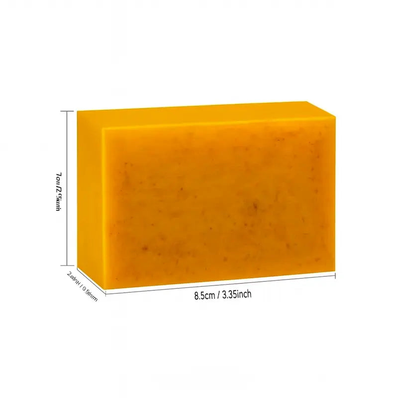 Jabón Natural de Cúrcuma y Ácido Kójico – Limpieza Profunda, Iluminador y Suavizante