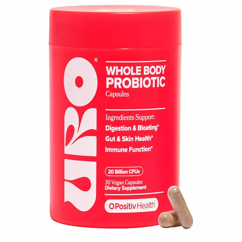 O Positiv URO – Probiótico Integral para Mujer (Salud Digestiva, Piel e Inmunidad) | 60 cápsulas veganas