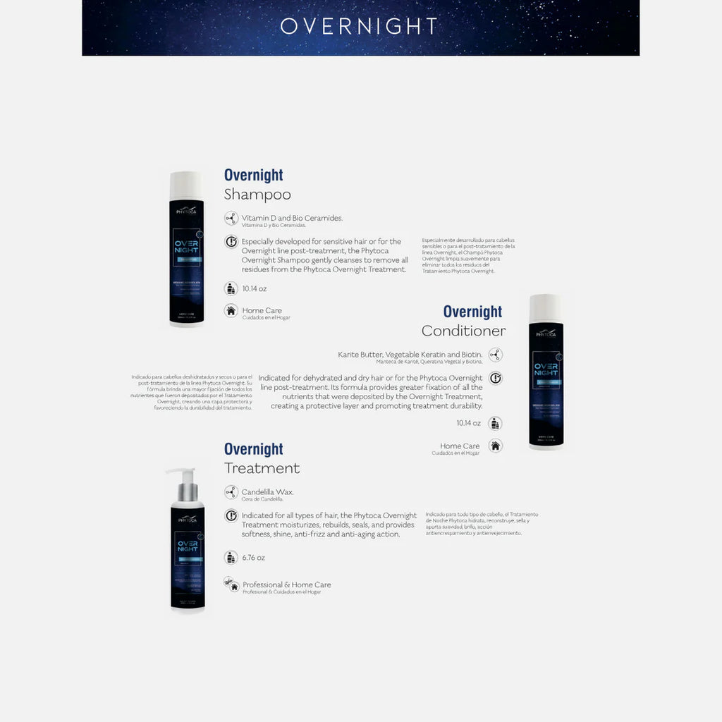 Overnight Shampoo – Reparación Nocturna 300 ml (10.14 oz)